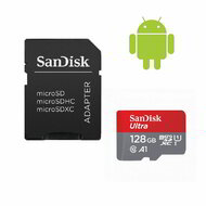 Sandisk - Ultra (Android) microSDXC 128GB + adapter - 186505