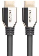 LANBERG - HDMI 2.1 összekötő kábel 0,5m - Fekete - CA-HDMI-30CU-0005-BK