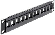 DELOCK - 10" keystone patch panel 1U 12 portos - 43259