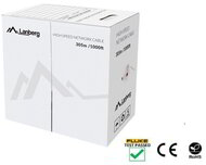 LANBERG - U/UTP Cat6 hálózati kábel 305m - LCU6-12CU-0305-S