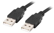 LANBERG - USB-A 2.0 összekötő kábel 1,8m - CA-USBA-20CU-0018-BK