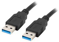 LANBERG - USB-A 3.0 összekötő kábel 1m - CA-USBA-30CU-0010-BK