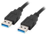 LANBERG - USB-A 3.0 összekötő kábel 1,8m - CA-USBA-30CU-0018-BK