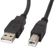 LANBERG - USB-A - USB-B összekötő kábel 1m - CA-USBA-11CC-0010-BK