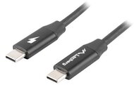 LANBERG - QC 4.0 USB-C összekötő kábel 0,5m - CA-CMCM-40CU-0005-BK