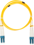 NIKOMAX Optikai patch kábel LC/UPC - LC/UPC, SM 9/125, LSZH, OS2, duplex, 10m, sárga