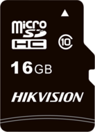 Hikvision - microSDHC 16GB + adapter - HS-TF-C1(STD)/16G/ADAPTER