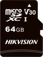 Hikvision - microSDXC 64GB + adapter - HS-TF-C1(STD)/64G/ADAPTER