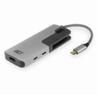 ACT - AC7021 USB-C to HDMI 4K adapter Hub & Card Reader - AC7021