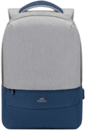 RivaCase - 7562 Anti-theft Laptop backpack 15.6" / 6 Grey/Dark blue