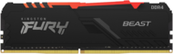 DDR4 Kingston FURY BEAST RGB 2666MHz 8GB - KF426C16BBA/8