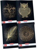 Herlitz Black&Gold A4 40lapos vonalas füzet