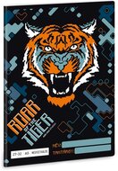 Ars Una Roar of the Tiger A5 27-32 kockás füzet
