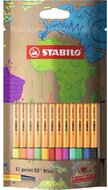 Stabilo mySTABILOdesign Point 88 Mini 12db-os vegyes színű tűfilc készlet