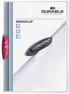 Durable Swingclip A4 30 lapos vörös clip-mappa