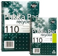 Pukka Pad Recycled A5 110 oldalas vonalas spirálfüzet