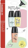 Stabilo Boss Mini Pastellove 3db-os vegyes színű szövegkiemelő