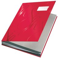 Leitz Design 18 részes piros aláírókönyv