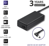 Qoltec - Power adapter for LG monitor 40W | 19V | 6.5 * 4.4 | + power cable - 51775