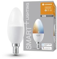 Ledvance Smart+ Wifi vezérlésű 5W állítható színhőmérsékletű E14 dimmelhető gyertya LED fényforrás
