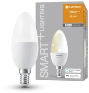 Ledvance Smart+ Wifi vezérlésű 5W 2700K E14 dimmelhető gyertya LED fényforrás