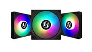 Ventilátor Lian Li ST120 RGB PWM 12cm RGB Fekete 3db-os + Kontroller