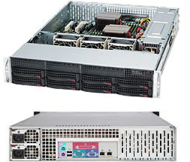 Supermicro server chassis CSE-825TQC-R802LPB, 2U, 2x800W