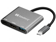 Sandberg - USB-C Mini Dock HDMI+USB - 136-00