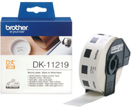 Brother - DK-11219 elővágott öntapadós címke 400db/tekercs 12mm White - DK-11219