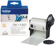 Brother - DK-11207 elővágott öntapadós címke 100db/tekercs 58mm x 58mm White - DK-11207