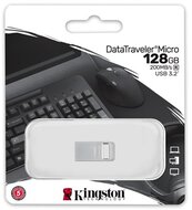 Kingston - DataTraveler Micro 128GB - DTMC3G2/128GB