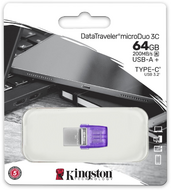 Kingston - DataTraveler microDuo 3C 64GB - DTDUO3CG3/64GB