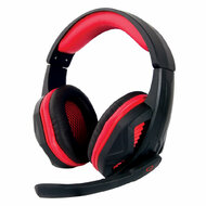 Esperanza - EGH360 Arrow Gamer mikrofonos fejhallgató, fekete-piros