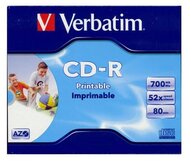 Verbatim CD-R 700MB Matt Nyomtatható Normal