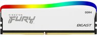 DDR4 Kingston FURY Beast White RGB SE 3200MHz 8GB - KF432C16BWA/8