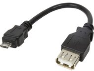 LogiLink AU0030 USB 2.0 micro B apa USB 2.0-A anya adapter