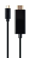 Gembird USB-C male to HDMI-male adapter 4K 30Hz cable 2m Black - A-CM-HDMIM-01