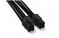 Be Quiet! Kábel - CPU Power Cable CC-4420 (P4+4, 1 csatlakozó, erenként harisnyázott, 45 cm, fekete) - BC060
