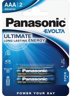 Panasonic EVOLTA LR03EGE/2BP 1,5V AAA/mikro szupertartós alkáli elem 2 db/csomag