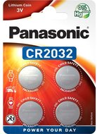 Panasonic CR2032 3V lítium gombelem 4db/csomag