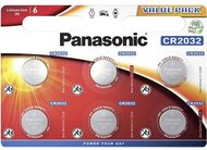 Panasonic CR2032 3V lítium gombelem 6db/csomag