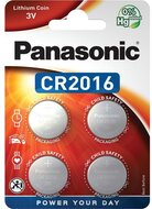 Panasonic CR2016 3V lítium gombelem 4db/csomag