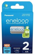 Panasonic Eneloop BK-3MCDE/2BE AA 2000mAh ceruza akku 2db/csomag