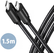 AXAGON BUCM3-CM15AB Speed USB-C > USB-C 3.2 Gen 1 Cable 1,5m Black