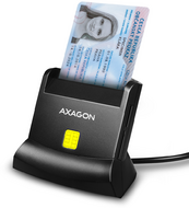 AXAGON - CRE-SM2 USB Smart Card ID Card Reader & SD/microSD/SIM Card Reader