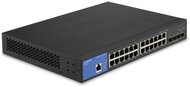 Linksys LGS328C 24x GbE LAN 4x SFP+ port L3 menedzselhető switch