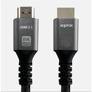 APPROX Kábel - HDMI 2.1 kábel apa/apa 3m (UHD 8K, 4K, FHD, aranyozott, HDR10, HDCP 2.2, Dolby TrueHD, ARC) - APPC64