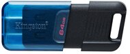 Kingston 64GB USB3.2 Type-C DataTraveler 80 M (DT80M/64GB) Flash Drive