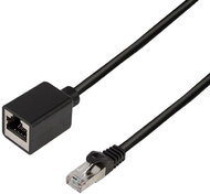 LogiLink Patch kábelhosszabbító prémium, Cat.6A, S/FTP, fekete, 10 m - CQX093S