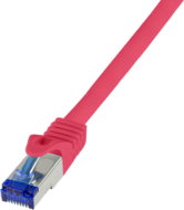 Logilink Patch kábel Ultraflex, Cat.6A, S/FTP, piros, 0,25 m - C6A014S